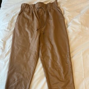 Brand New Abercrombie vegan leather pants